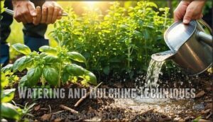 watering and mulching techniques