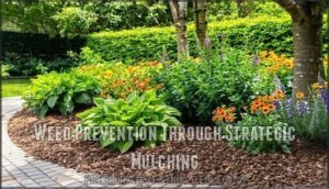 weed prevention through strategic mulching