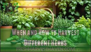 when and how to harvest different herbs