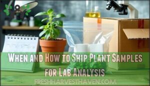 when and how to ship plant samples for lab analysis