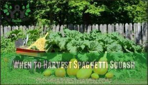 when to harvest spaghetti squash