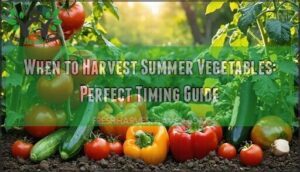 when to harvest summer vegetables