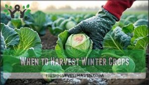 when to harvest winter crops