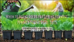 when to plant seeds for spring harvest
