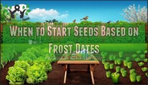 when to start seeds based on frost dates