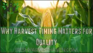 why harvest timing matters for quality