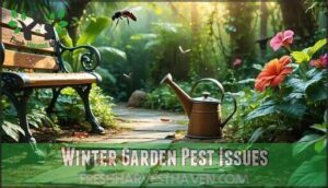 winter garden pest issues