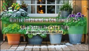 winter gardening in containers