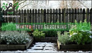 winter herb gardening tips