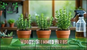 woody-stemmed herbs