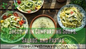 zucchini in comforting soups, salads, and pastas