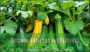 zucchini varieties and features