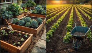 adjusting schedules for small and large gardens