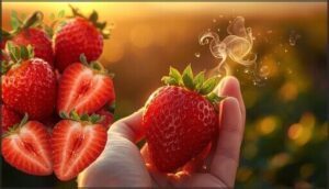 aroma and flavor as ripeness signals
