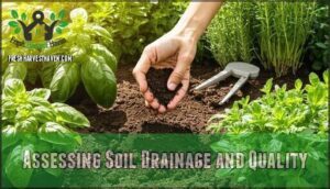 assessing soil drainage and quality