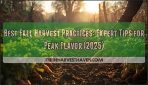 best fall harvest practices