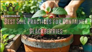 best soil practices for container blackberries