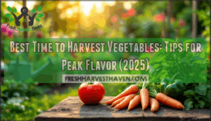 best time to harvest vegetables