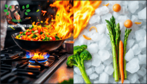 blanching and stir-frying tips