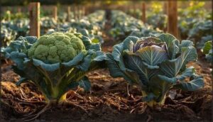 brassicas (broccoli, cabbage)