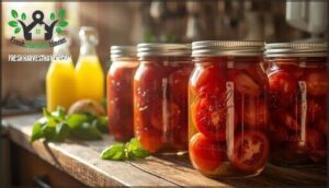 canning whole or halved tomatoes