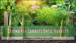 caring for carrots until harvest