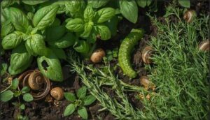 caterpillars, slugs, and snails