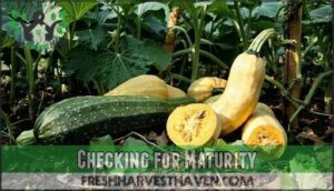 checking for maturity