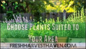 choose plants suited to your area