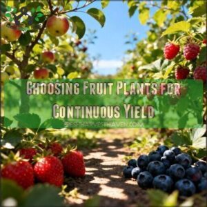 choosing fruit plants for continuous yield choosing fruit plants for continuous yield
