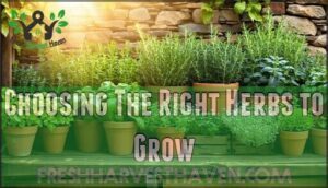 choosing the right herbs to grow choosing the right herbs to grow