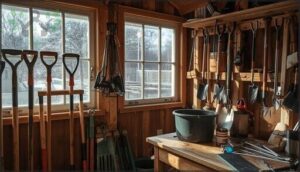 cleaning and storing garden tools and structures cleaning and storing garden tools and structures