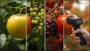 color changes in fruits and vegetables