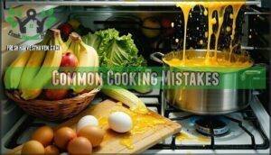 common cooking mistakes