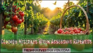 common mistakes when assessing ripeness