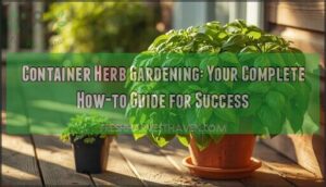 container herb gardening container herb gardening