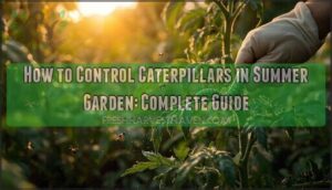 controlling caterpillars in summer garden