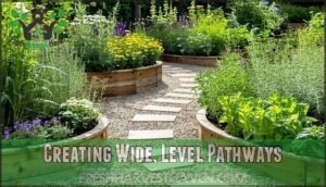 creating wide, level pathways