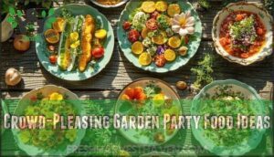 crowd-pleasing garden party food ideas