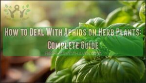 dealing with aphids on herb plants