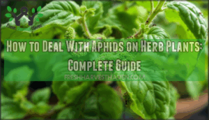 dealing with aphids on herb plants