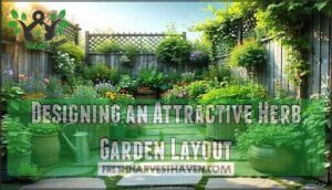 designing an attractive herb garden layout