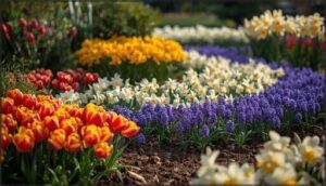 designing beautiful spring bulb displays
