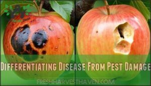 differentiating disease from pest damage