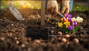 digging the right depth and spacing