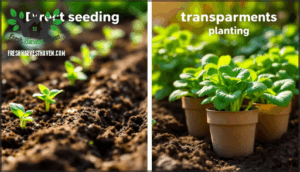 direct seeding vs. transplanting