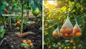 diy traps and fruit protection bags