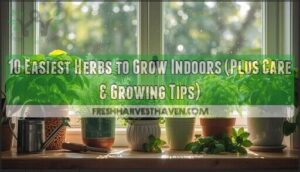 easiest herbs to grow indoors