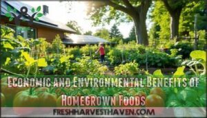economic and environmental benefits of homegrown foods