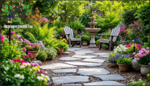 enhancing gardens with features and decor